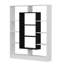 Cilegon 141.8cm H x 130cm W Bookcase-25304961