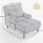 52"l Upholstered Chenille Lounge Chaise Chair-535344940