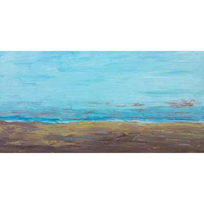 " Blue And Tan By John Beard - Gallery Wrapped Canvas Print " by John Beard