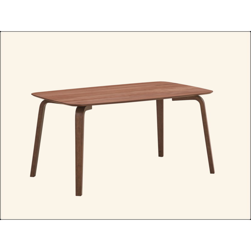 Casson Walnut Finish Dining Table
