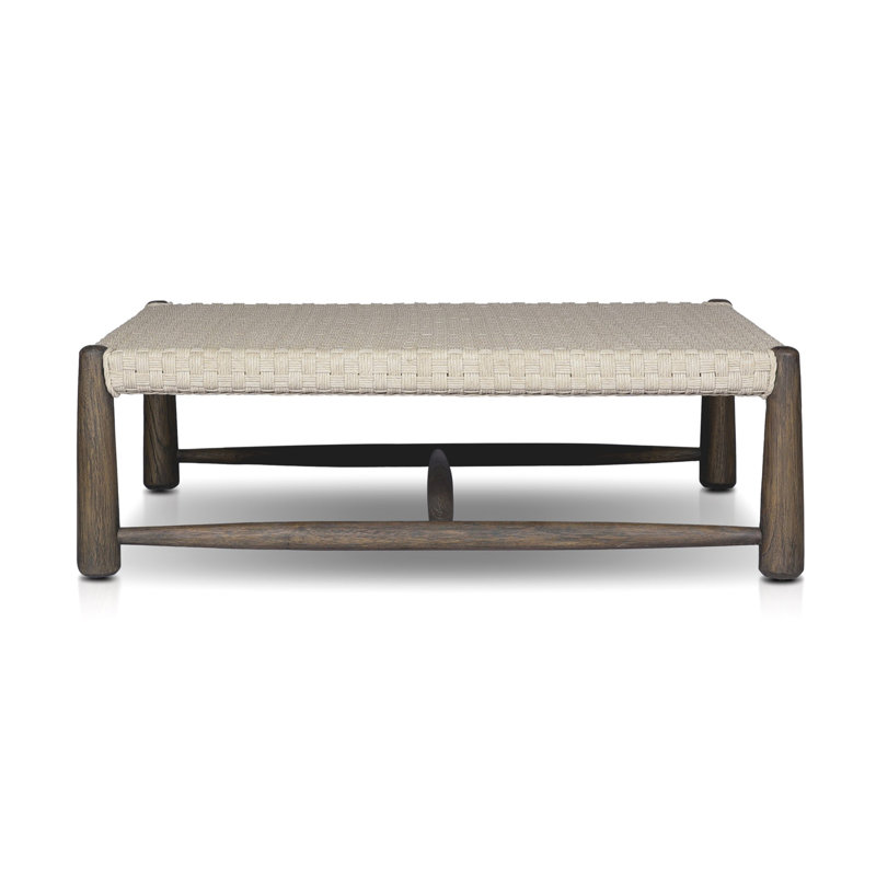 Savio Outdoor Coffee Table, Vintage White