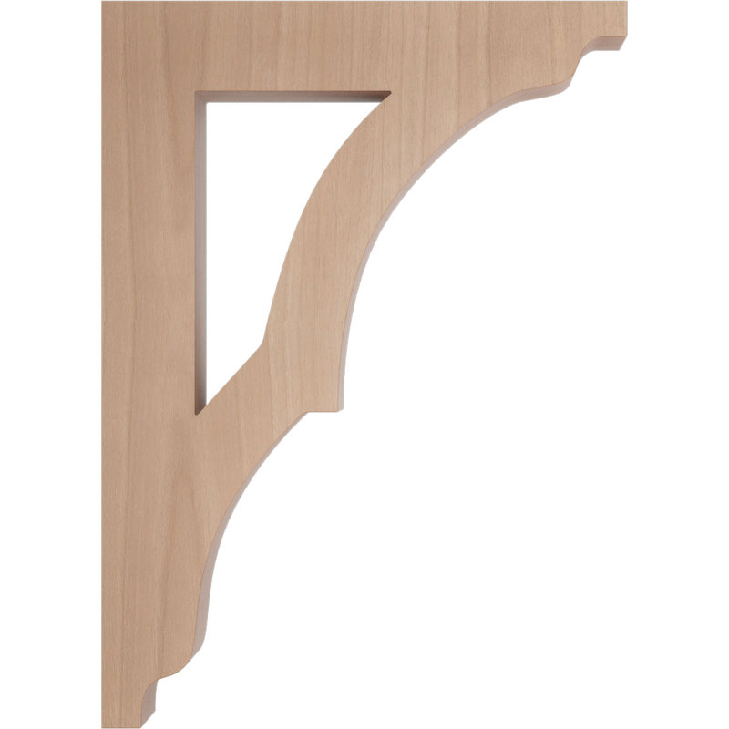 Support en bois Avila, Cerisier, H 9 po x l 1,75 po x P 6,5 po