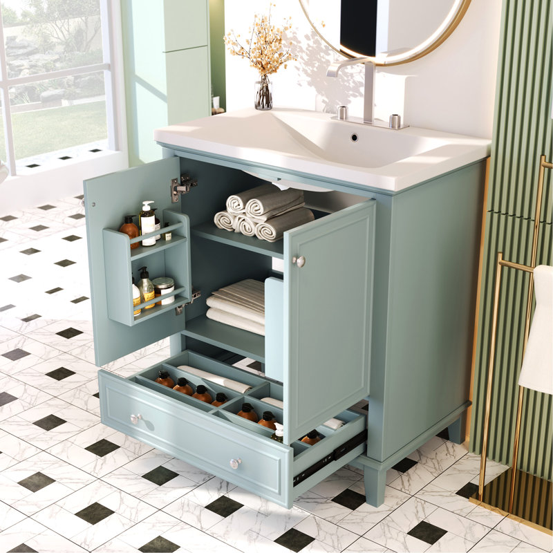 Meuble-lavabo sophistiqué avec rangement polyvalent et matériaux de qualité supérieure pour une utilisation à long terme