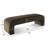 Floranda 60" Fully Velvet Upholstered Waterfall Entryway Bedroom Bench-153592936