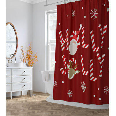 Rideau de douche Holly Jolly