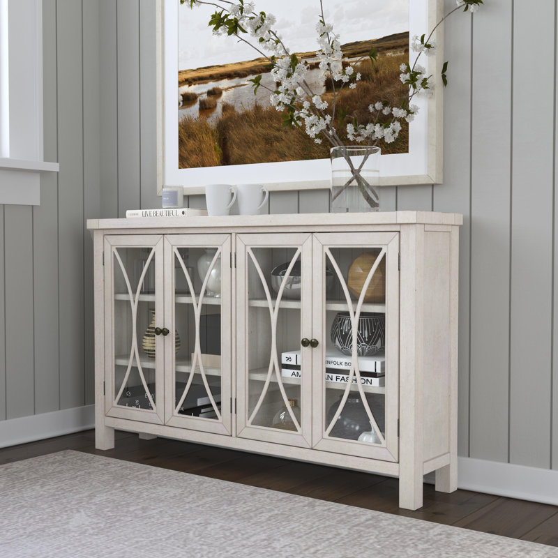 Buffet de 52,63 po de largeur Zoeie, Blanc