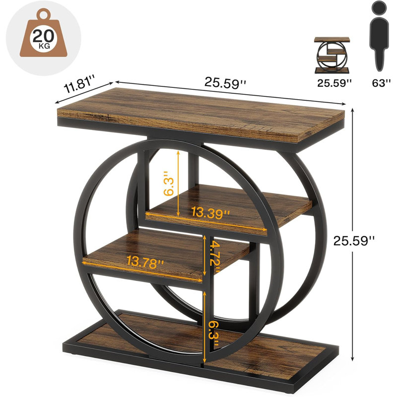 Console 25,6 po Modern Farmhouse