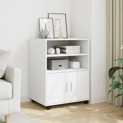 Rolling Cabinet Engineered Wood