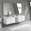 Miroir de salle de bain 84 po x 48 po avec cadre en aluminium, miroir mural rectangulaire-2073148737-2073148799