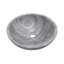 Lavabo vasque en marbre gris naturel pour salle de bain, lisse et sophistiqué, grand espace, 400 x 150 mm, construction solide, trou pré-percé-130837521