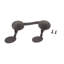 Applique murale en forme de note de musique, porte-bougie noir, support moderne avec symbole musical pour salon, type 3