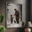 «Christmas Holiday Art», série 2-CD XXXI, reproduction encadrée - bois massif-73373179