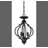 Oswald 3-Light 11" Flush Mount in Matte Black-1564497482