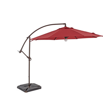 Jazlyn 108'' Lighted Cantilever Umbrella