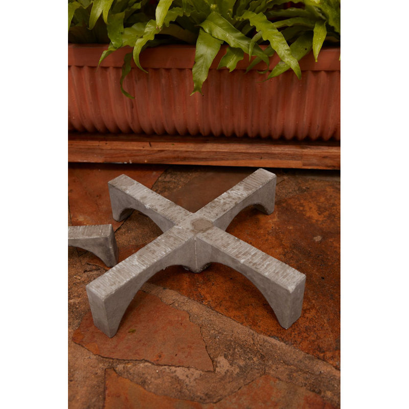 Support pour plante Tanel, H 3,5 po x l 15,75 po x P 15,75 po