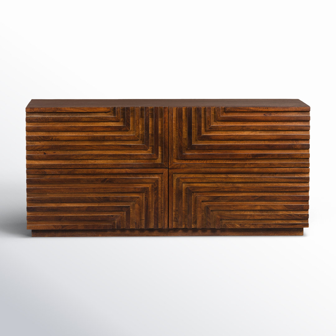 Linnell Solid Wood 60'' W 4 - Drawer Dresser Joss & Main