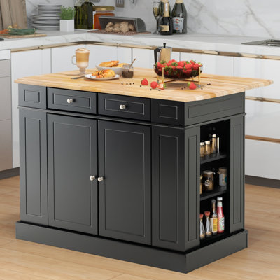 120 cm W Kitchen Island with Top