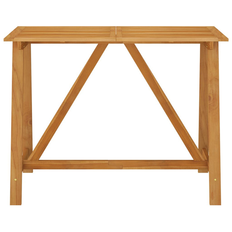 Stanek Acacia Solid Wood Dining Table, Brown, H104 x L140 x W70cm