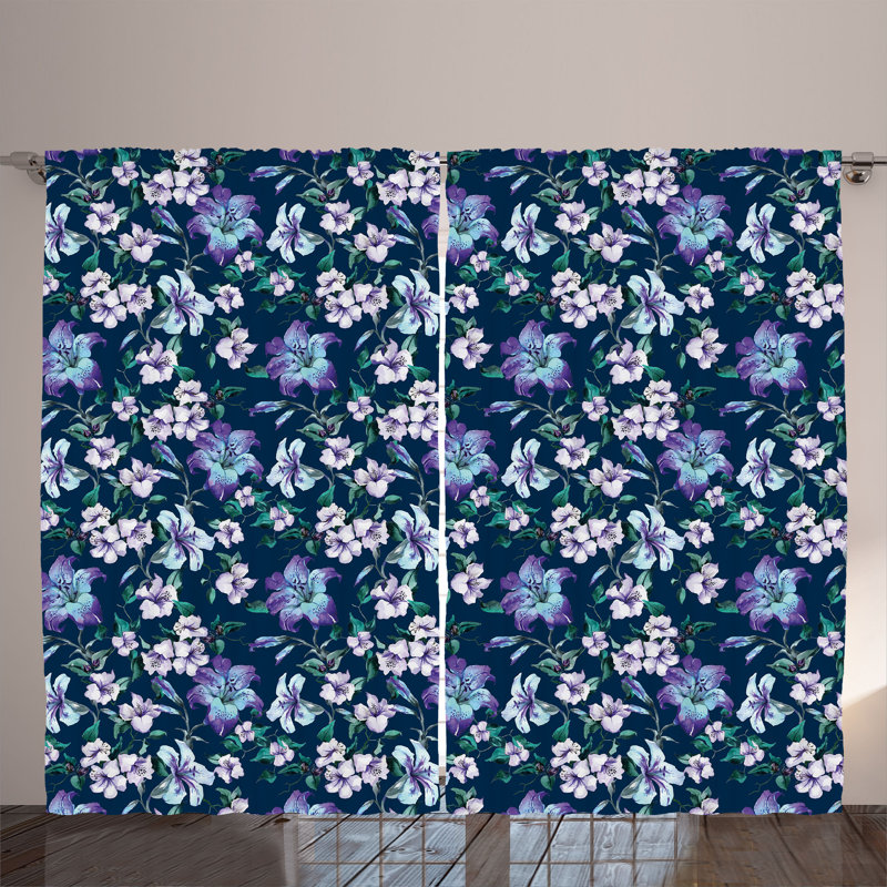 Semi Sheer Curtain Pair