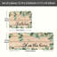 Ensemble de 2 tapis de cuisine en eucalyptus Bless This Home, vert et beige