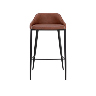 ASTRA Upholstered Stool with Metal Frame