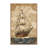 Soft Plush Giannoulis Classic Sailing Boat Vintage Vintage Look Area Rug in Brown – Beige Binding-842709323