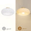 Plafonnier semi-encastré Mid-Century moderne beige-116510844