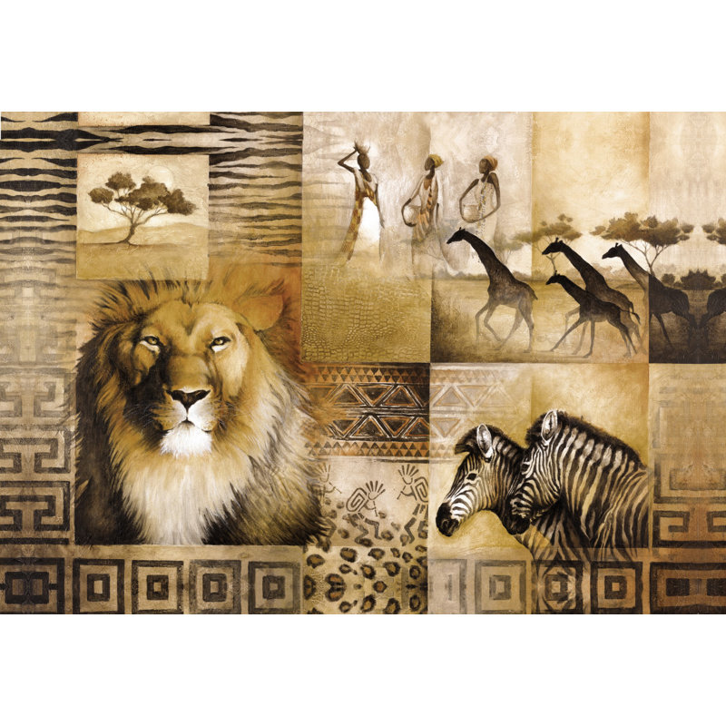 Safari Life - Wrapped Canvas Art Prints, 51cm H x 76cm W x 3.8cm D