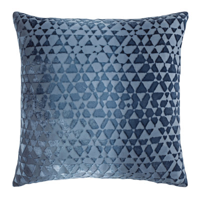 Triangles Square Velvet Pillow Cover & Insert