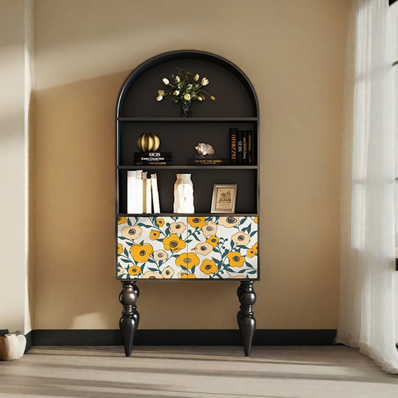 Modern French style multi-functional bookcase