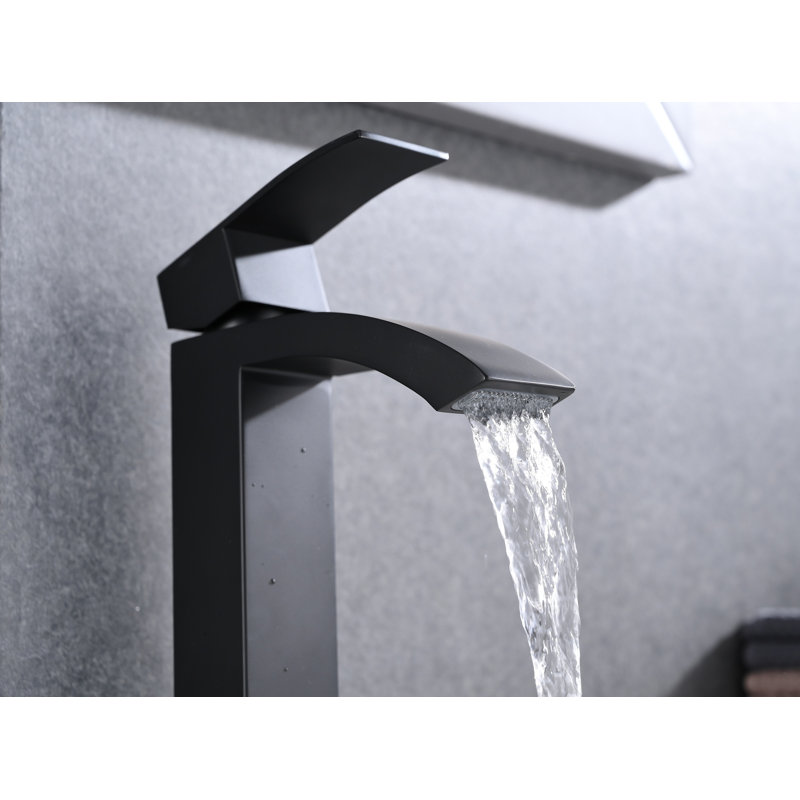 Single-handle Bathroom Faucet, Matte Black