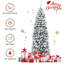 Sapin de Noël artificiel vert/blanc 6 '