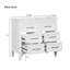 【Évier non inclus, meuble-lavabo de base seulement】 Meuble-lavabo de 36 po sans lavabo, ensemble de meuble-lavabo autoportant avec quatre tiroirs, armoire de rangement en bois massif seulement