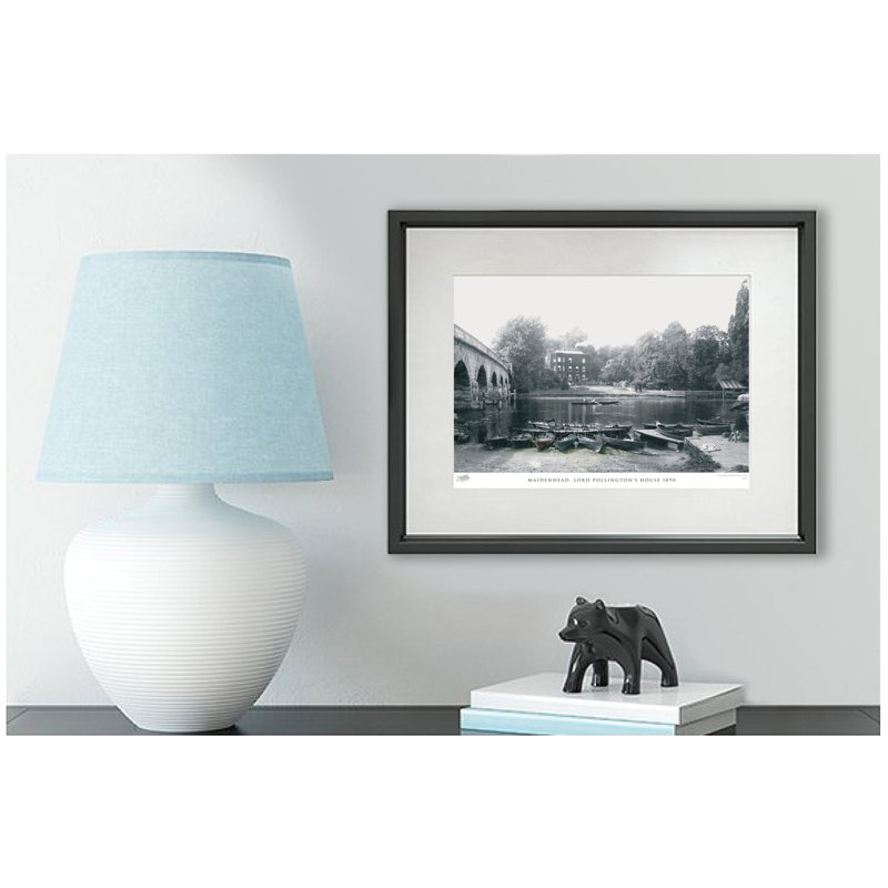 Maidenhead, Lord Pollington's House 1890 by Francis Frith - Single Picture Frame Print, 40cm H x 50cm W x 2.3cm D