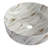 Bathroom's Above Counter Ceramic Sink With Golden Lines In White, Low Water Absorption, Stain - , 15.7 Depth, 4.7 Inches Tall Art For Bathroom, High Temperature Firing, Smooth Finish, Well Made,