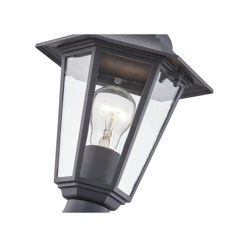 Berkett 1-Light 38.1Cm H Hardwired Lantern Head, Black