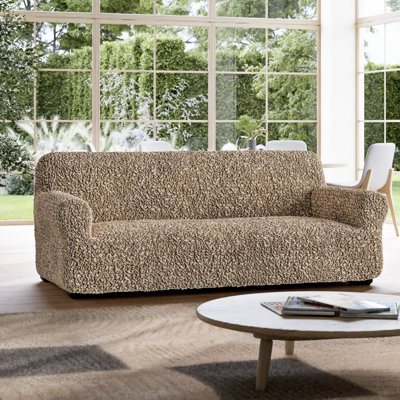 Stretchy Slipcover for 3-Seater Sofa - Eco-Friendly & Soft - Fuco Cotton Collection