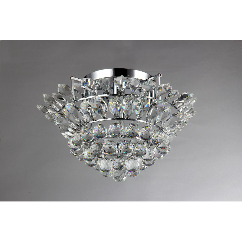 Plafonnier semi-encastré 4 lumières grand