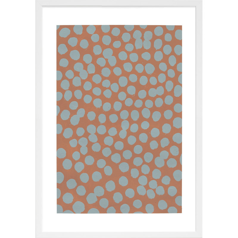 Terra Cotta Painting by Michela Sorrentino, 38" H x 26.5" W x 1.25" D, White