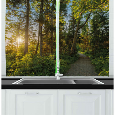 Pointed Kitchen Curtain