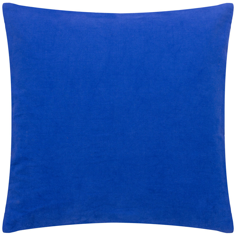 Archie Geometric Square Throw Cushion, Blue