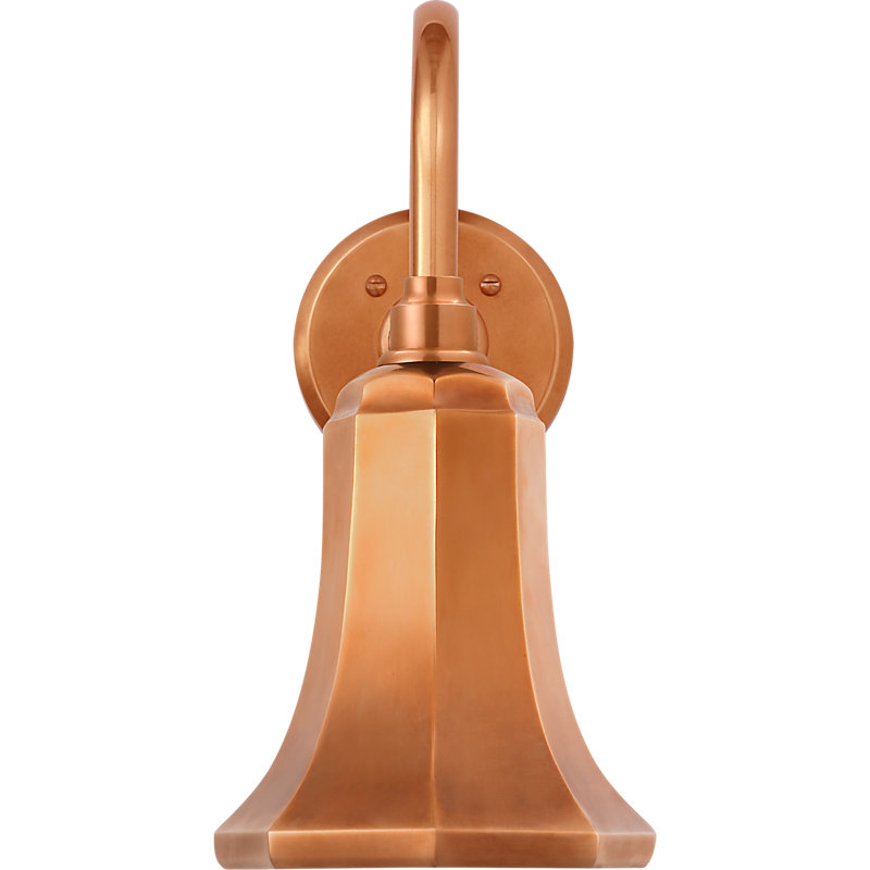 Thomas O'Brien 1 - Light Outdoor Barn Light, Soft Copper, 14.75" H x 7.5" W x 14.25" D, Soft Copper