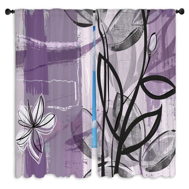 Paire de rideaux obscurcissant en polyester Staika, L 40 po x L 82 po