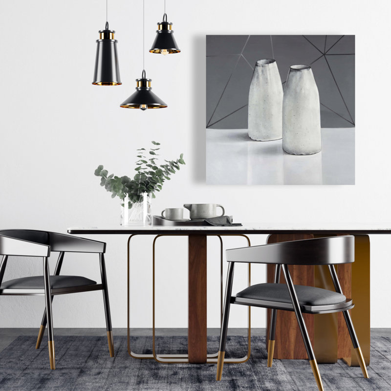 Toile blanche blanche pour cuisine - Vases décoratifs pour la maison