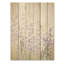 «Violets Minimalisme Dream», art mural sur bois en bois de pin naturel-30127541