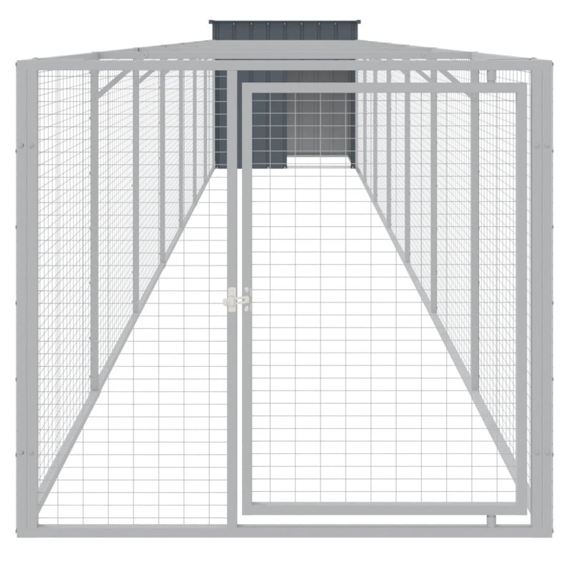Niche pour chien Drayson, Gris anthracite, H 43,3 po x l 43,3 po x P 320,1 po