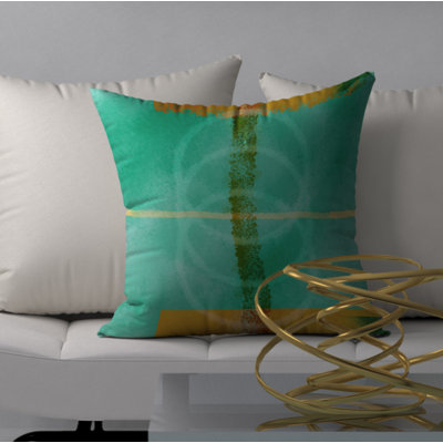 Abstract Reversible Throw Pillow