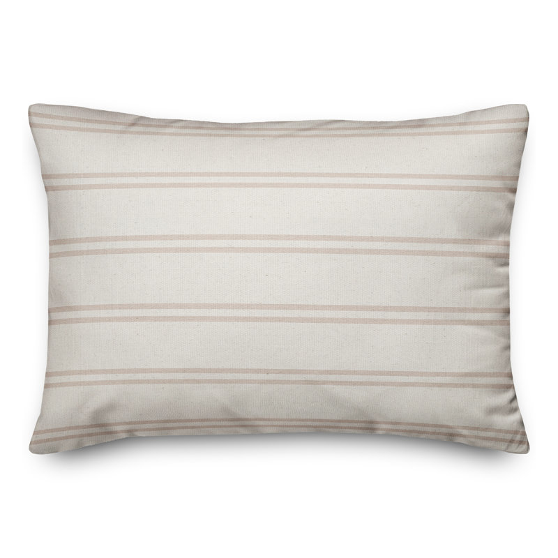 Polyester/Polyester Blend Lumbar Rectangular Pillow Cover & Insert, Pink