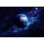 Vue imaginaire de la planète Terre dans un champ d'étoiles Éléments de cette image fournie par la NASA
