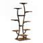 Support pour plante en métal en forme de vase avec plusieurs lumières de croissance, idéal pour le jardinage intérieur, look élégant en forme d'arbre, installation facile en forme de fleur à DEL réglable, multifonctionnel et livre